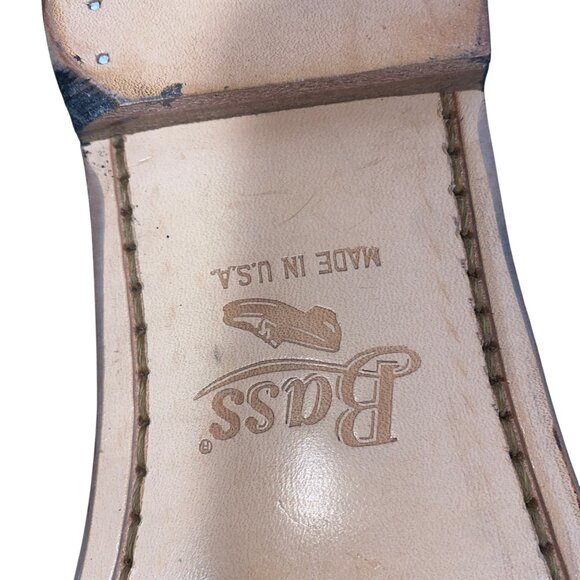 G.H. Bass & Co. Weejuns Tassel Loafers Black Leather Men’s Size 10 D - Picture 13 of 15